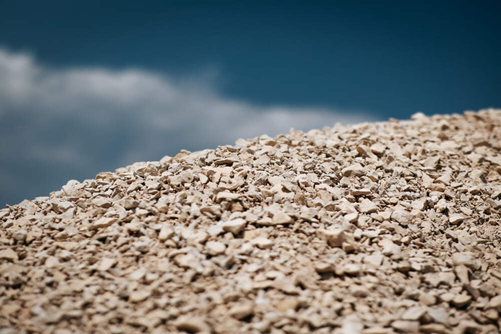 Photo de gravillon concassé