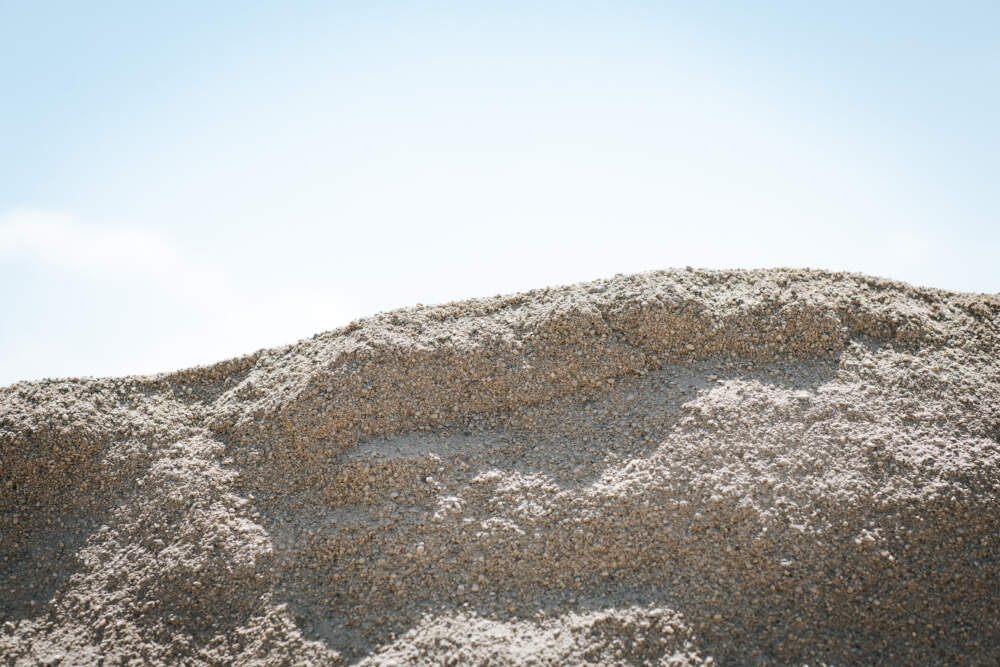 Photo de sable canalisations concassé