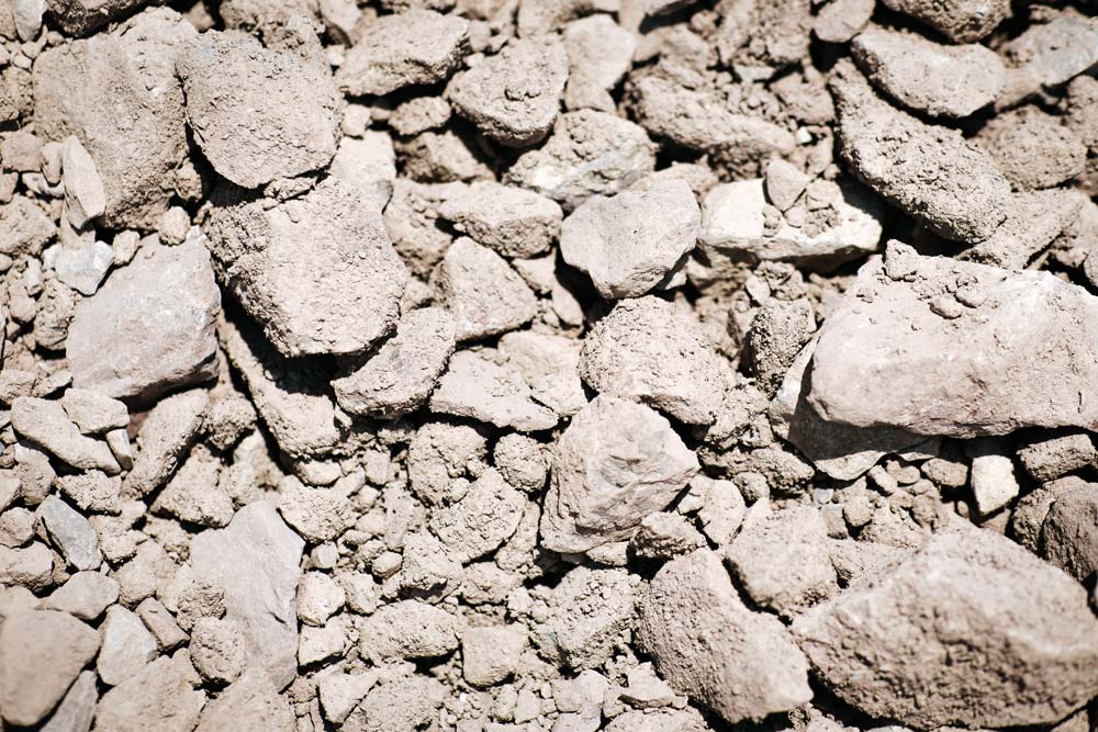 Photo graviers TV concassé