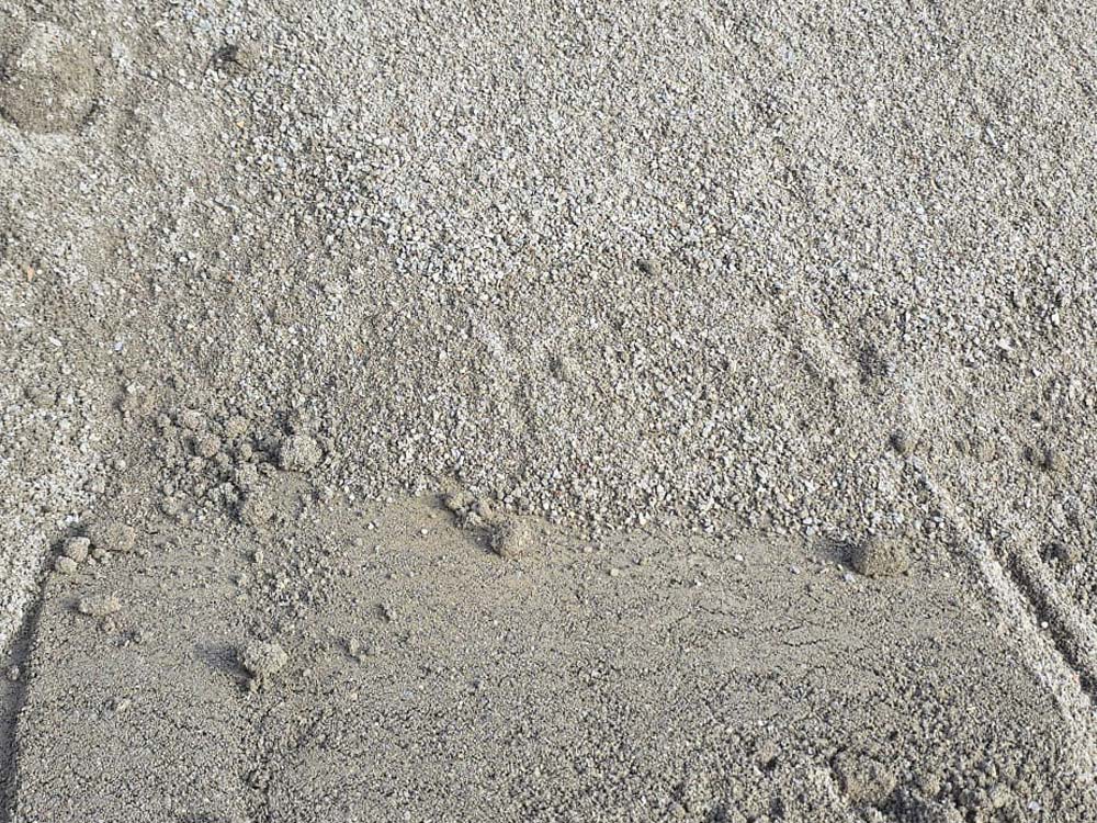 Photo de sable recyclé